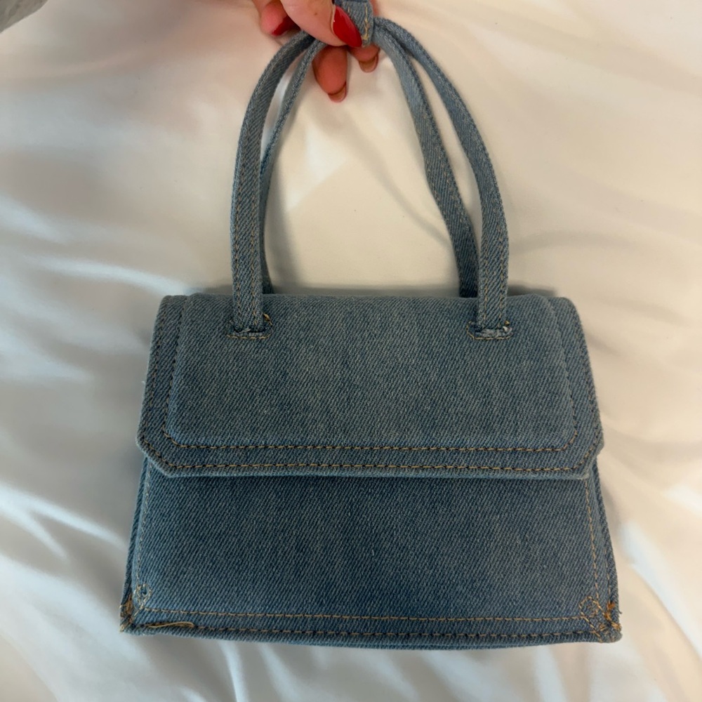 New Zara denim purse